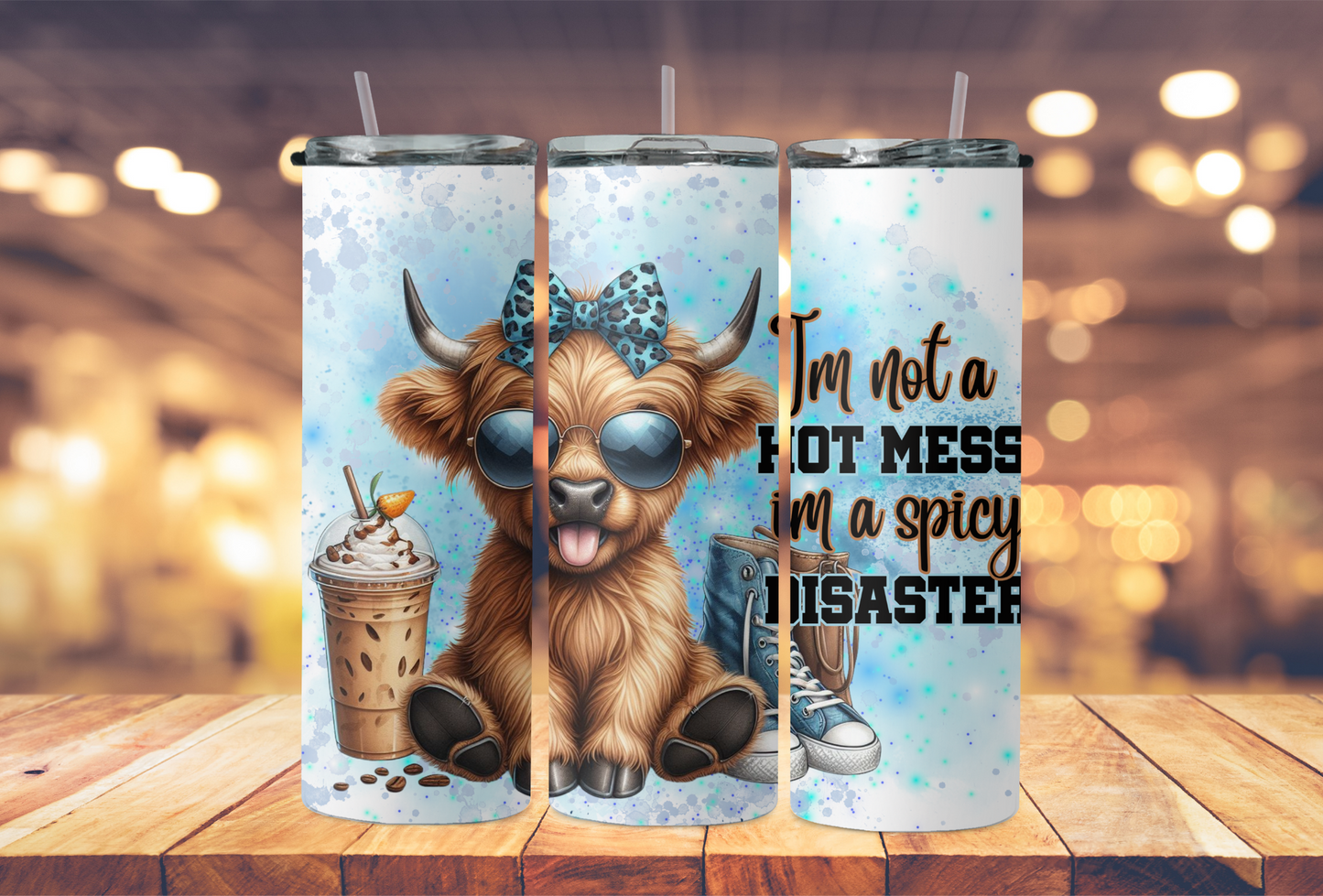 im not a hot mess blue – 2Face Graphics
