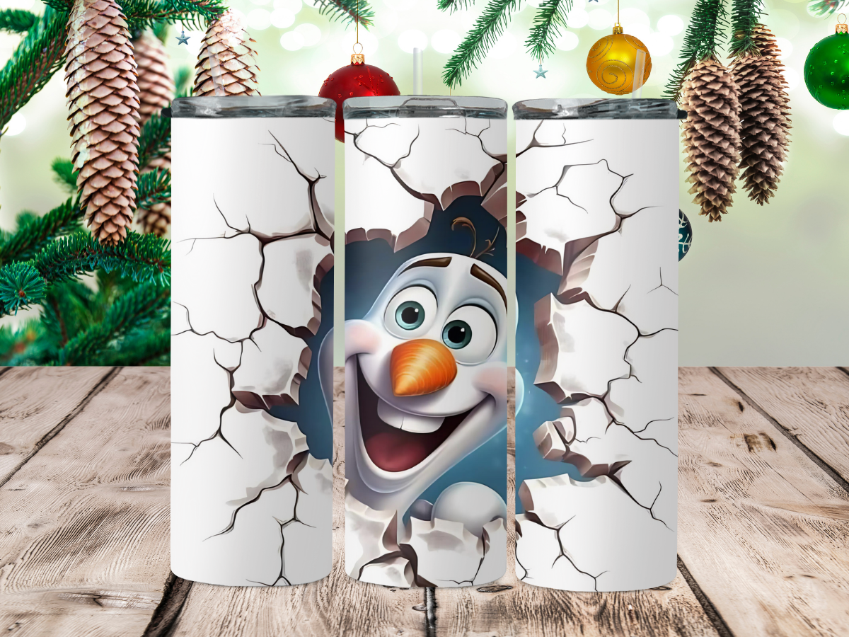 Bursting snowman (frozen)