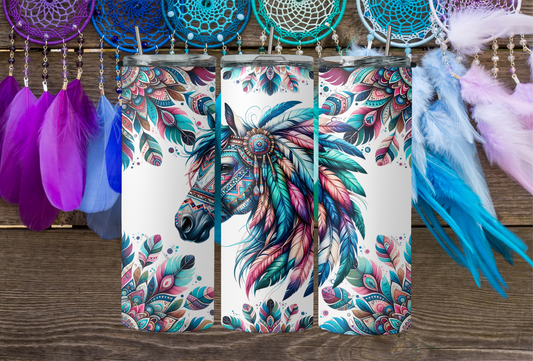 Mandala Horse & Feathers