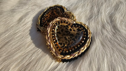 Cheetah earrings