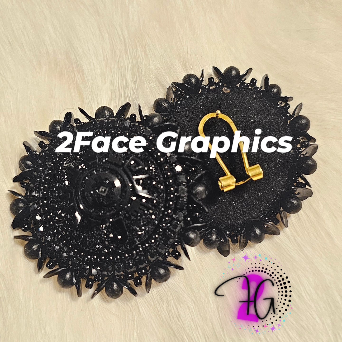 Turtle bone earrings