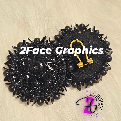 Turtle bone earrings