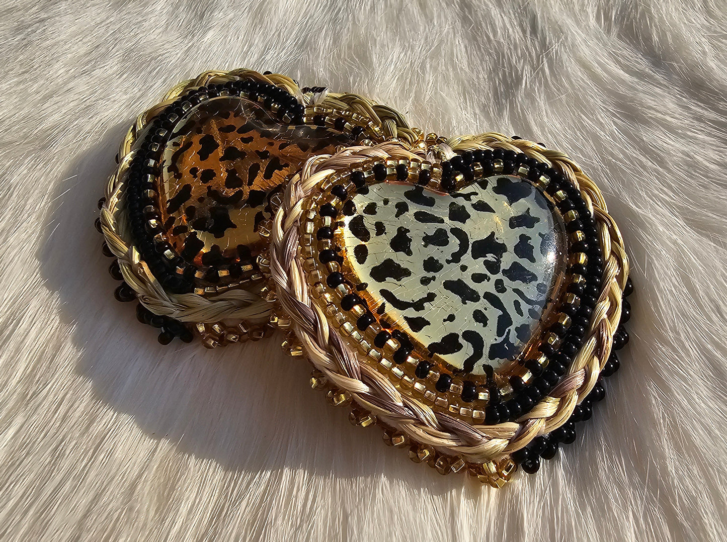 Cheetah earrings