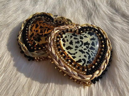 Cheetah earrings