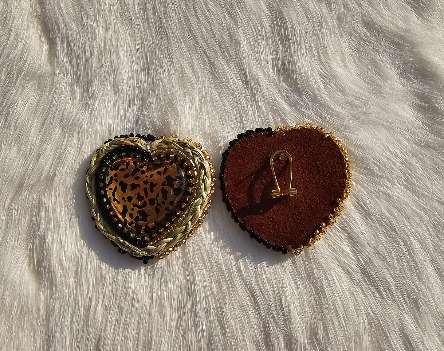 Cheetah earrings