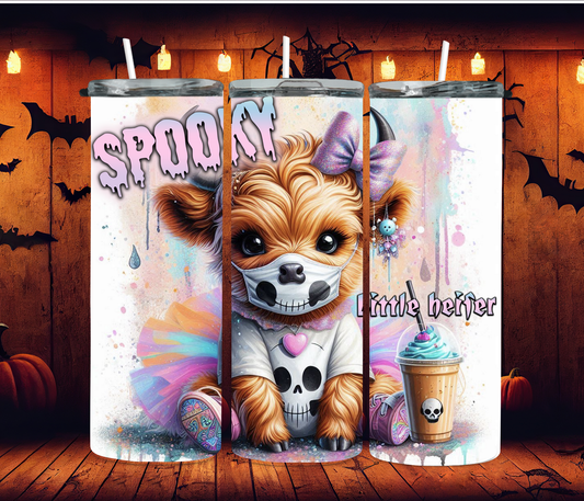 spooky little baby heifer