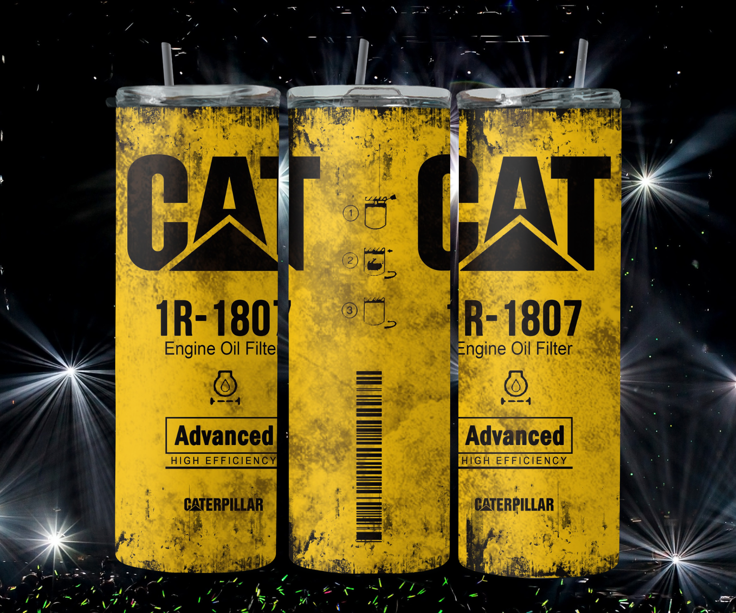 Dirty CAT Filter Yellow