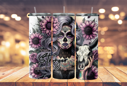 i am stronger then the storm PINK PURPLE